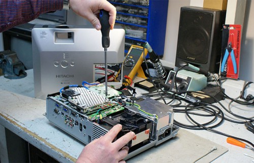 Repair a video projector or buy a new device